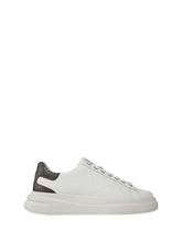 GUESS 1 USCITA Guess Sneakers Uomo White Brown Ocra - Bianco White Brown Ocra